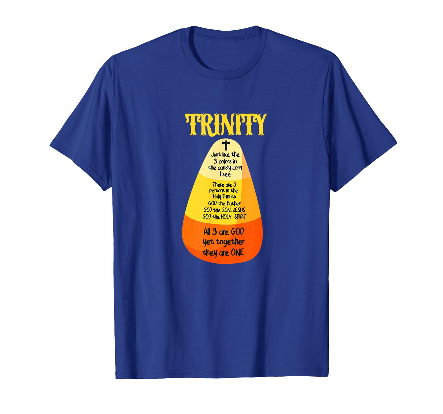 Candy Corn Christian Halloween God T-Shirt