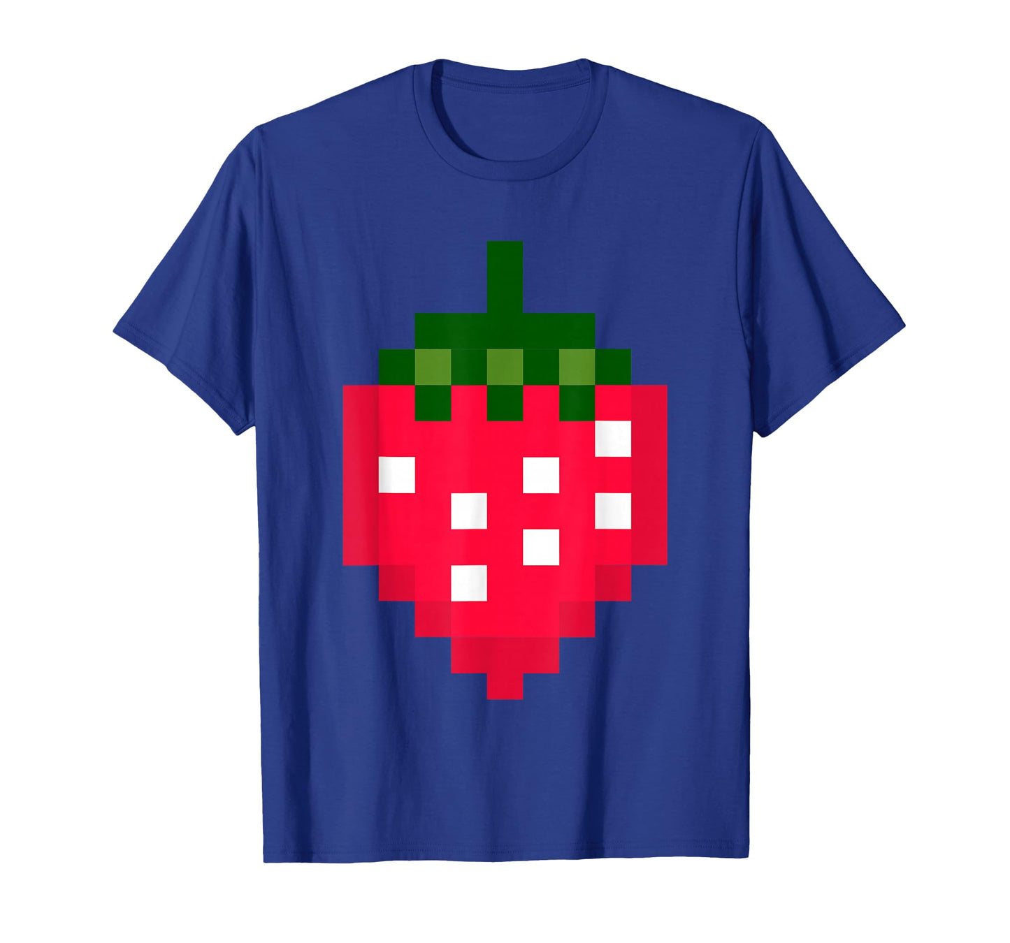Pixel Strawberry 80s Video Game Halloween Costume Easy Group T-Shirt