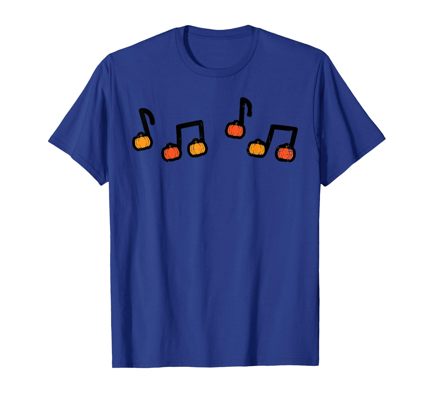 Halloween Music Notes Pumpkin Costume Teacher Women Men Kids T-Shirt