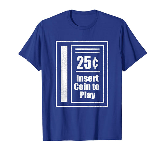 Arcade Game Coin Slot - 80s Retro Video Gamer T-Shirt