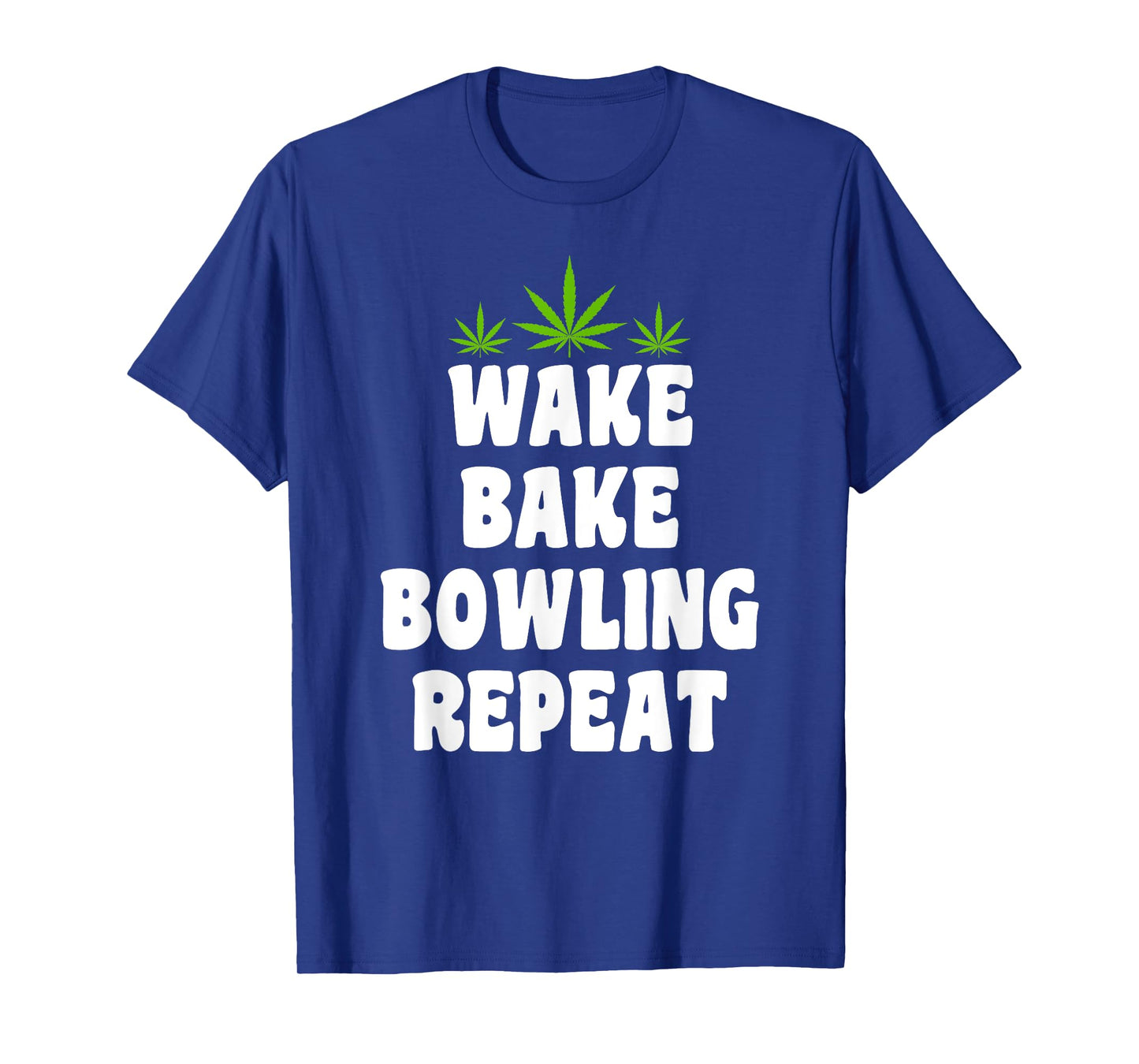 Bowling & Cannabis Marijuana Weed Smoker T-shirt T-Shirt