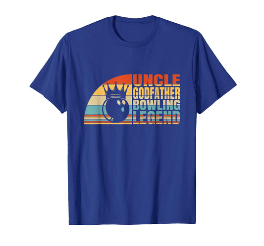 Uncle Godfather And Bowling Legend, Bowling Uncle T-Shirt