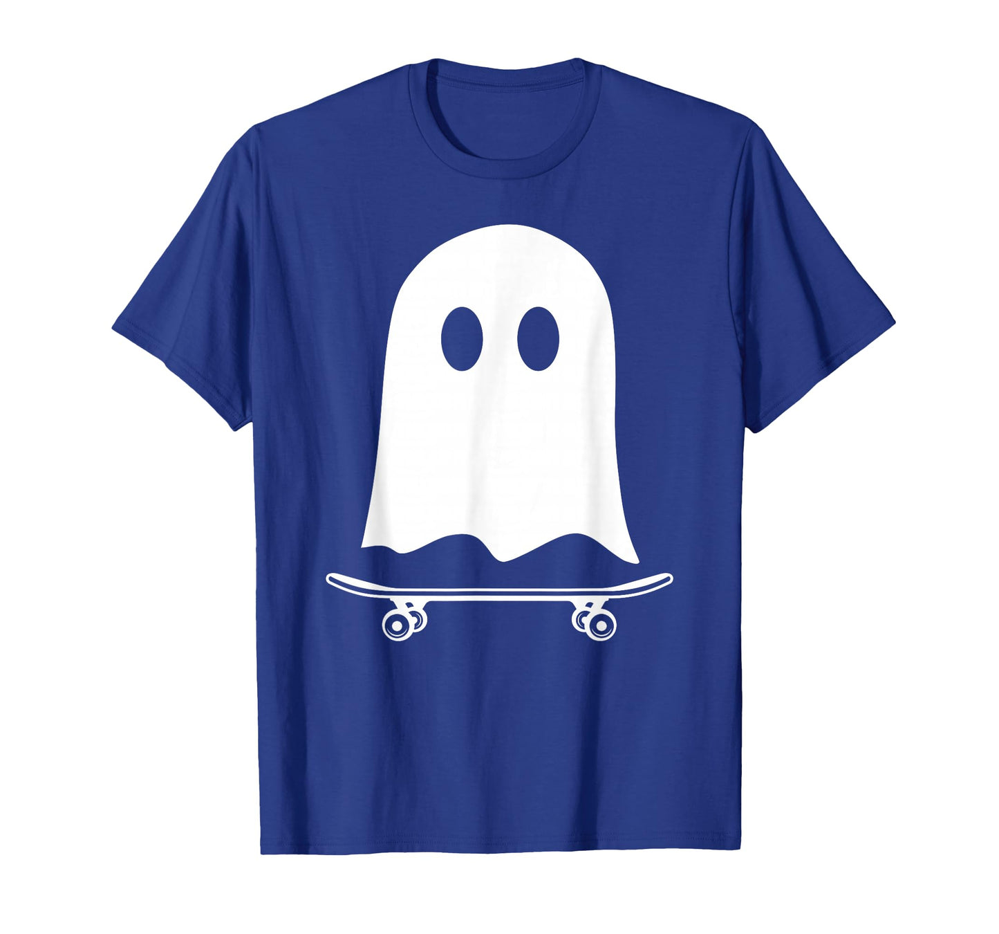 Funny Ghost Skateboarding Halloween Costume for Boys Kids T-Shirt