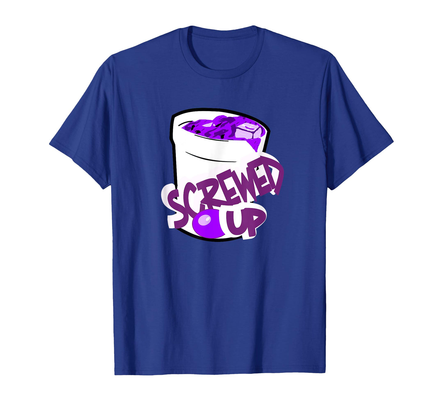 Codeine Sizzurp Screwed Up Lean Cough Syrup Promethazine T-Shirt