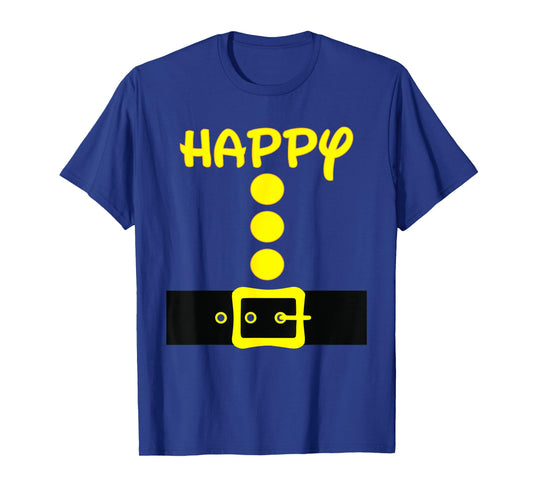 Dwarf Easy Halloween Men Women Kids Costume Matching Group T-Shirt