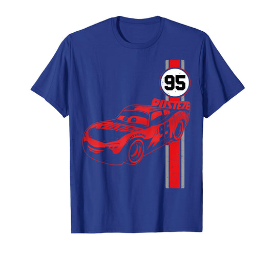Disney Pixar Cars 3 Lighting McQueen Jersey Graphic T-Shirt T-Shirt