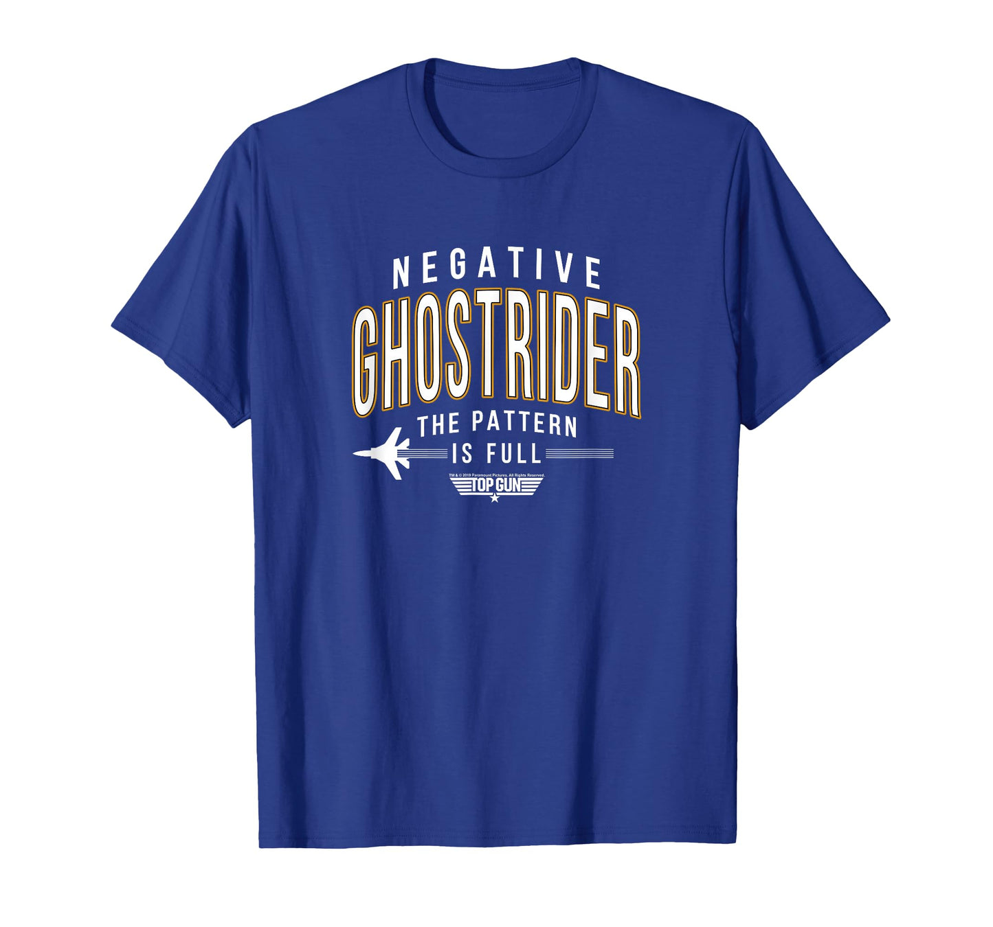 Top Gun Negative Ghostrider Pattern is Full Text T-Shirt