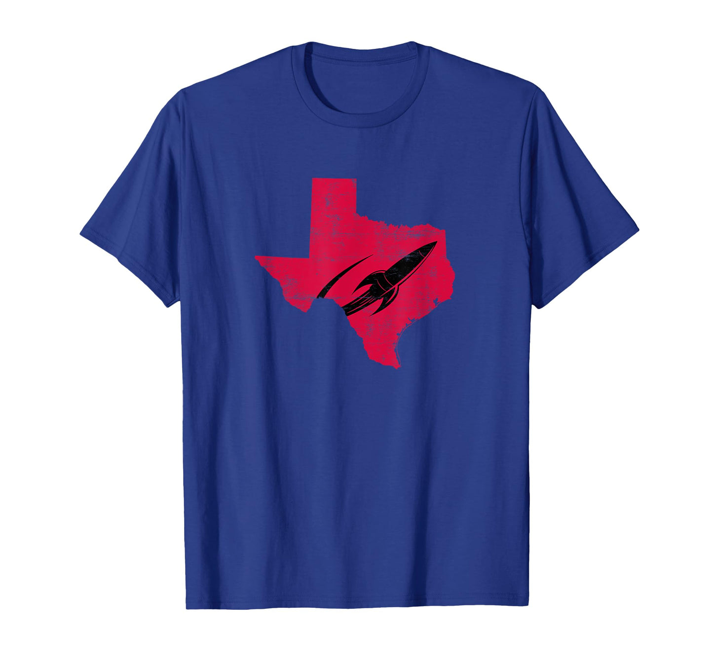 Rocket over Texas Rocket to Space Blastoff Houston Countdown T-Shirt