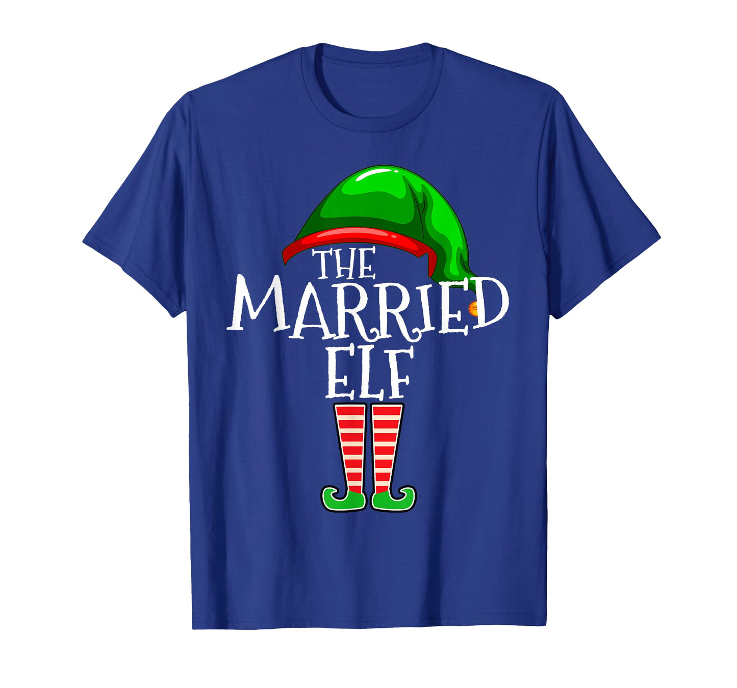The Married Elf Matching Family Christmas Gift Wife Husband T-Shirt