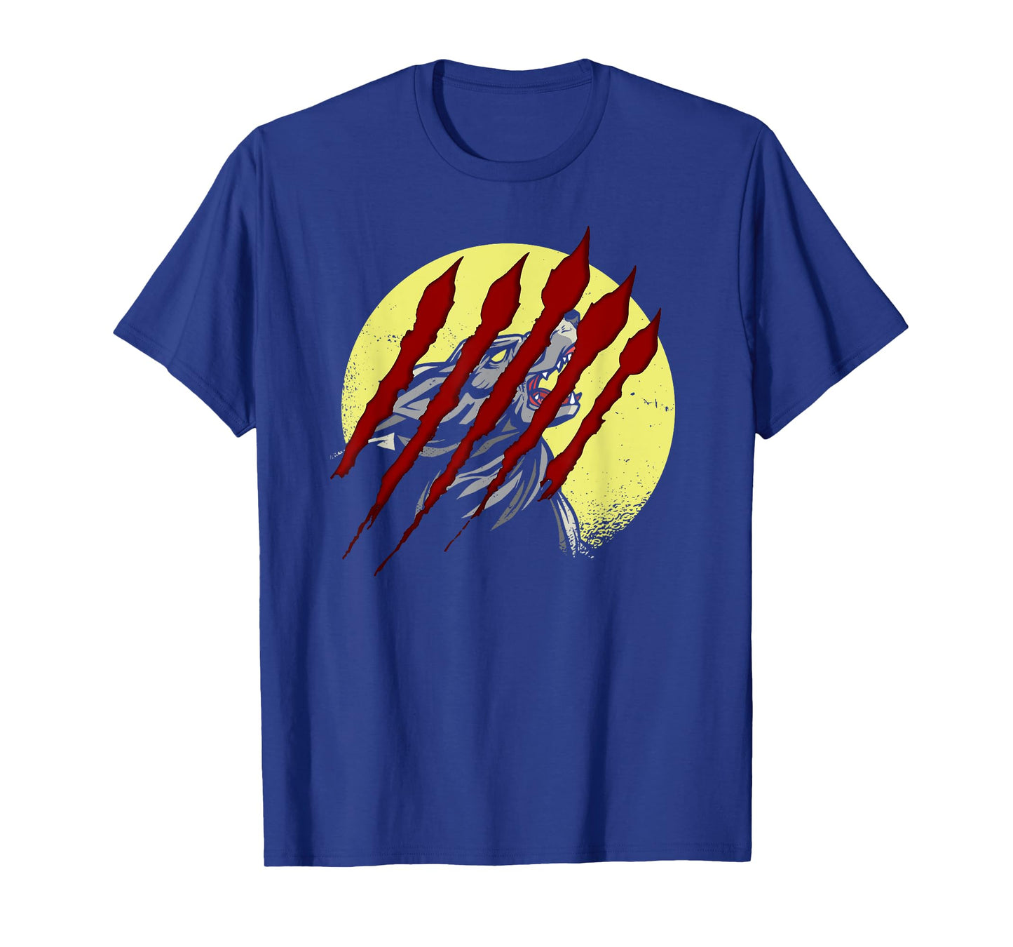 Werewolf Full Moon Horror Movie Scratches Howling Wolf T-Shirt
