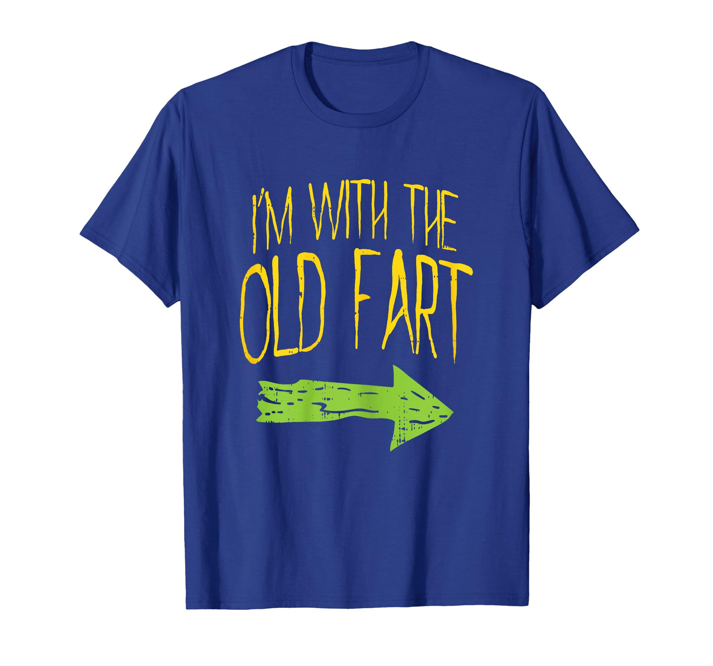 Im With The Old Fart Fun Matching Couples Halloween Costume T-Shirt