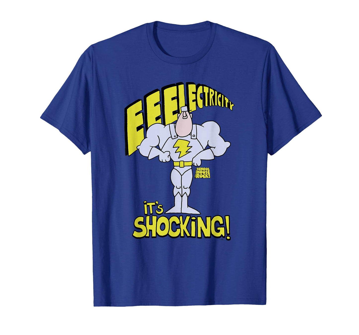 Schoolhouse Rock Electricity It's Shocking Vintage TV Show T-Shirt