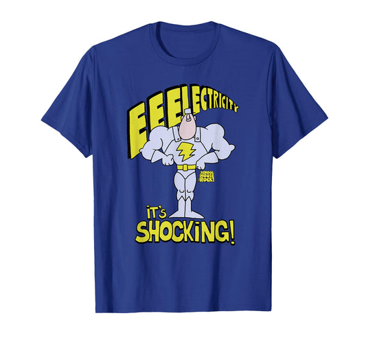 Schoolhouse Rock Electricity It's Shocking Vintage TV Show T-Shirt