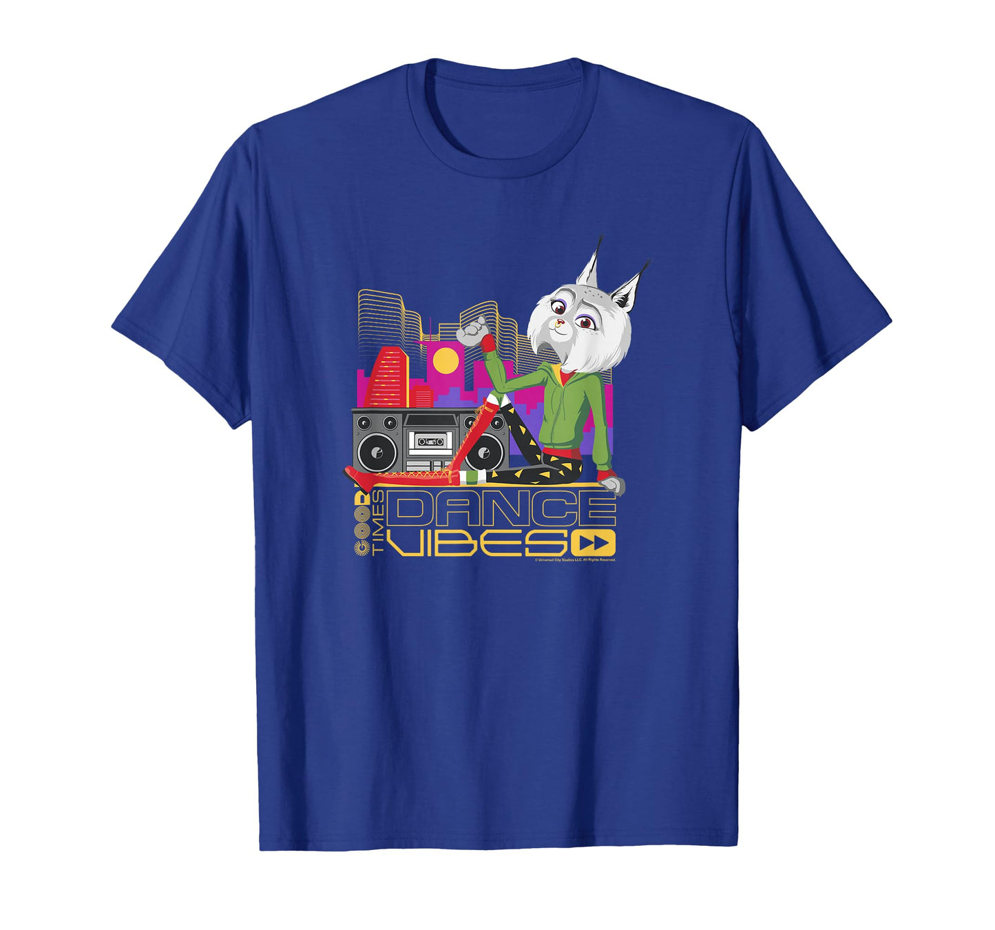 Sing 2 Nooshy Retro City Poster T-Shirt