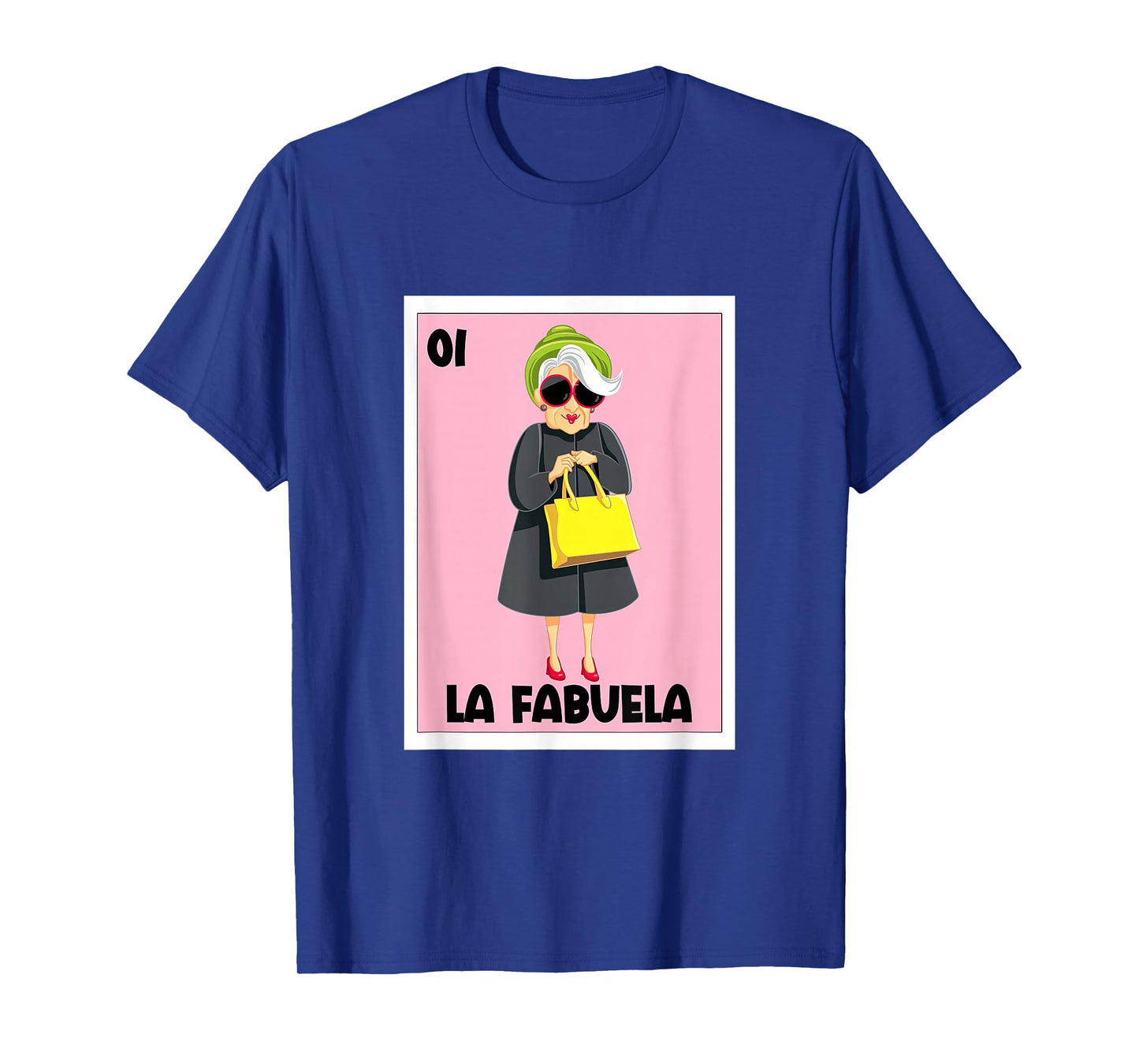 La Fabuela Mexican Bingo Card Game Spanish Grandma Abuela T-Shirt