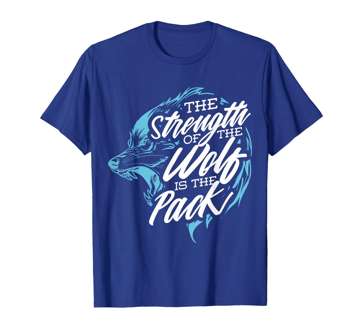 Wolf Design The Strength of the Wolf is the Pack T-Shirt