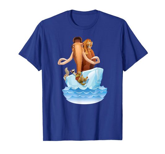 Ice Age Manfred Diego Sid and Scrat on Iceberg T-Shirt