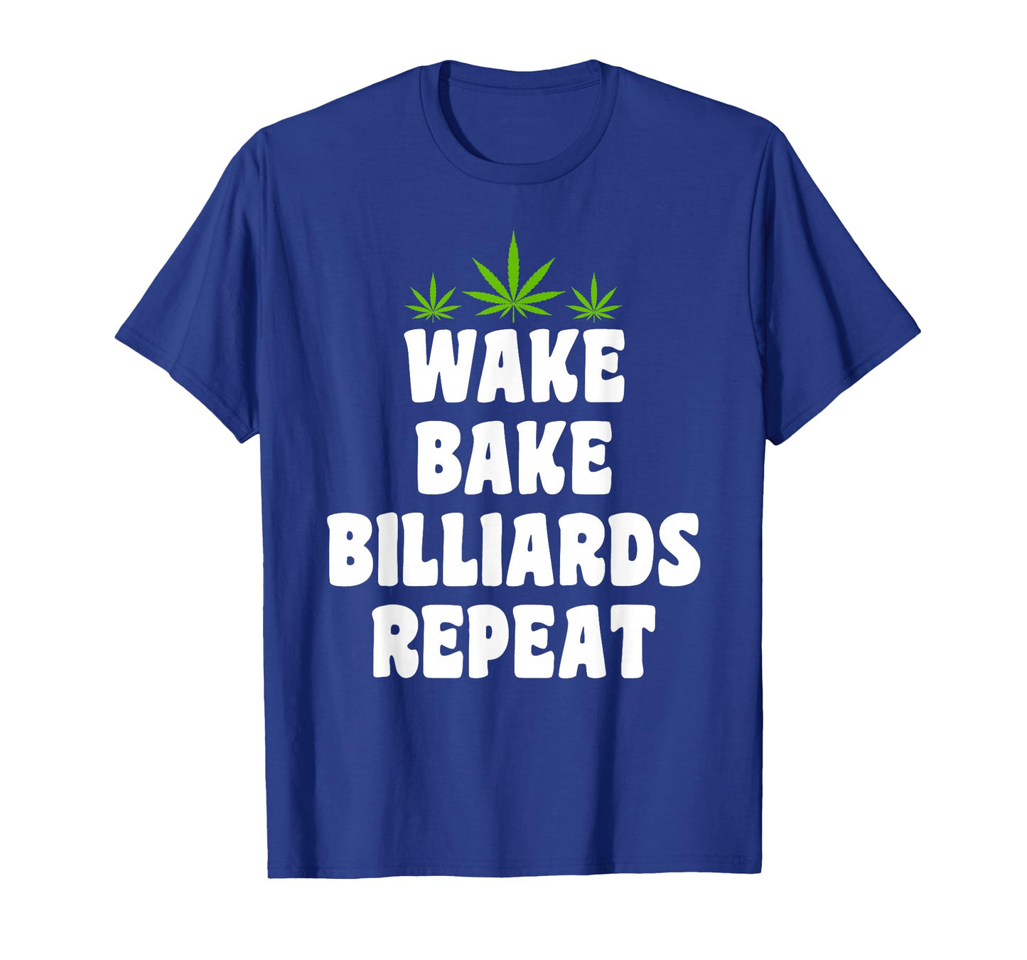 Billiards & Cannabis Marijuana Weed Smoker T-shirt T-Shirt