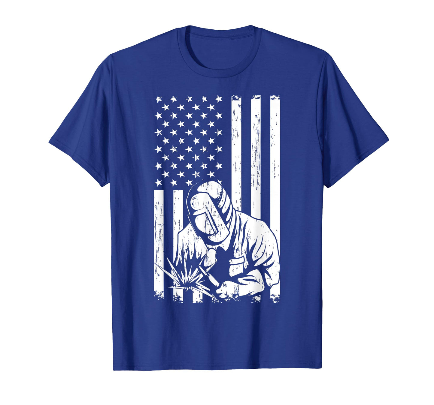 Welding Independence Day Patriotic Welder Metal Fabrication T-Shirt
