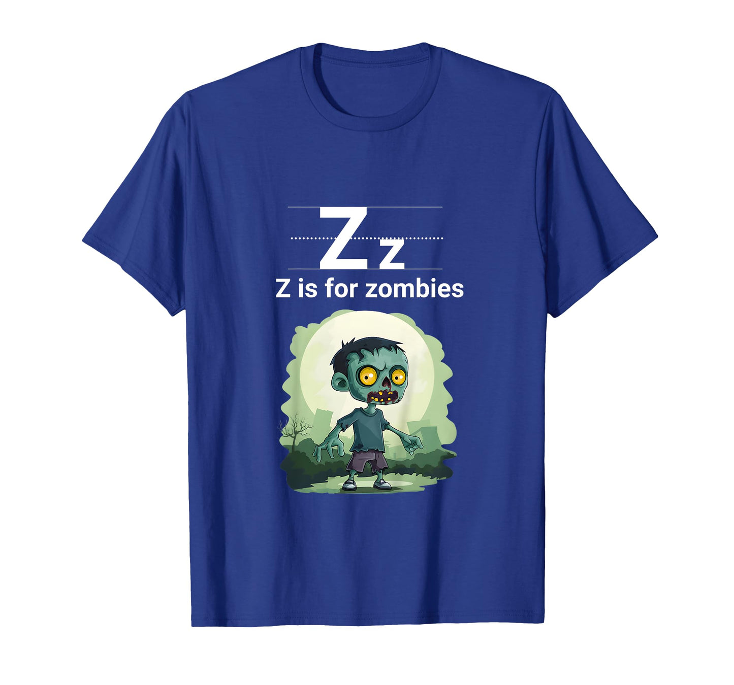 Kids Halloween Zombie Z is for Zombies Tshirt for Kids T-Shirt