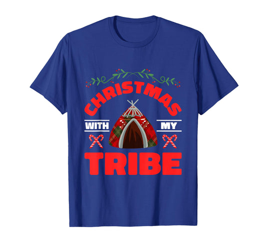 Christmas With My Tribe | Native American | Indigenous T-Shirt