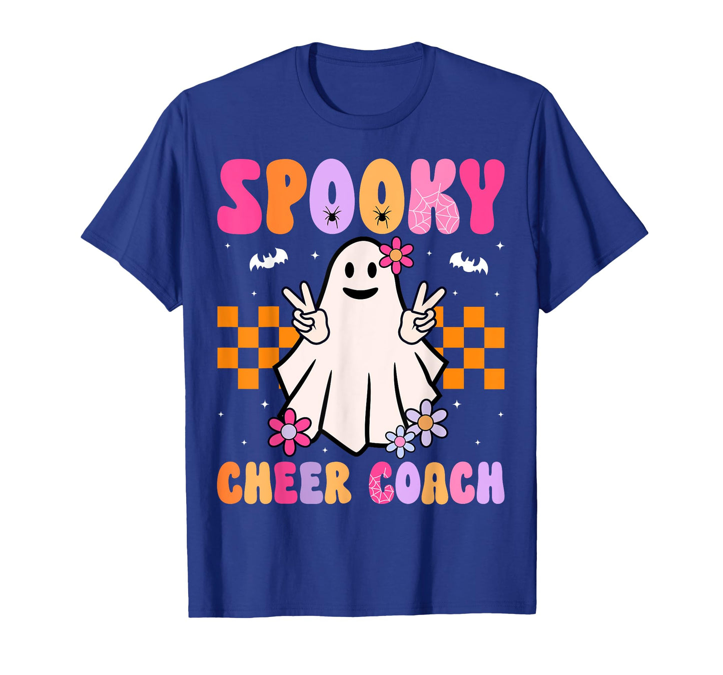 Spooky Cheer Coach - Cheerleader Coach Halloween Ghost T-Shirt
