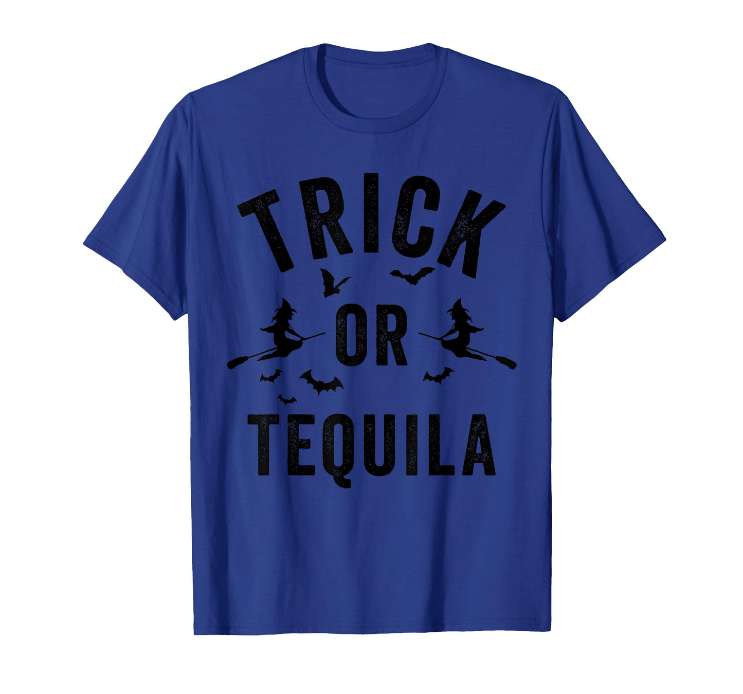 Women Graphic Trick or Tequila Halloween Witch DIY Costume T-Shirt