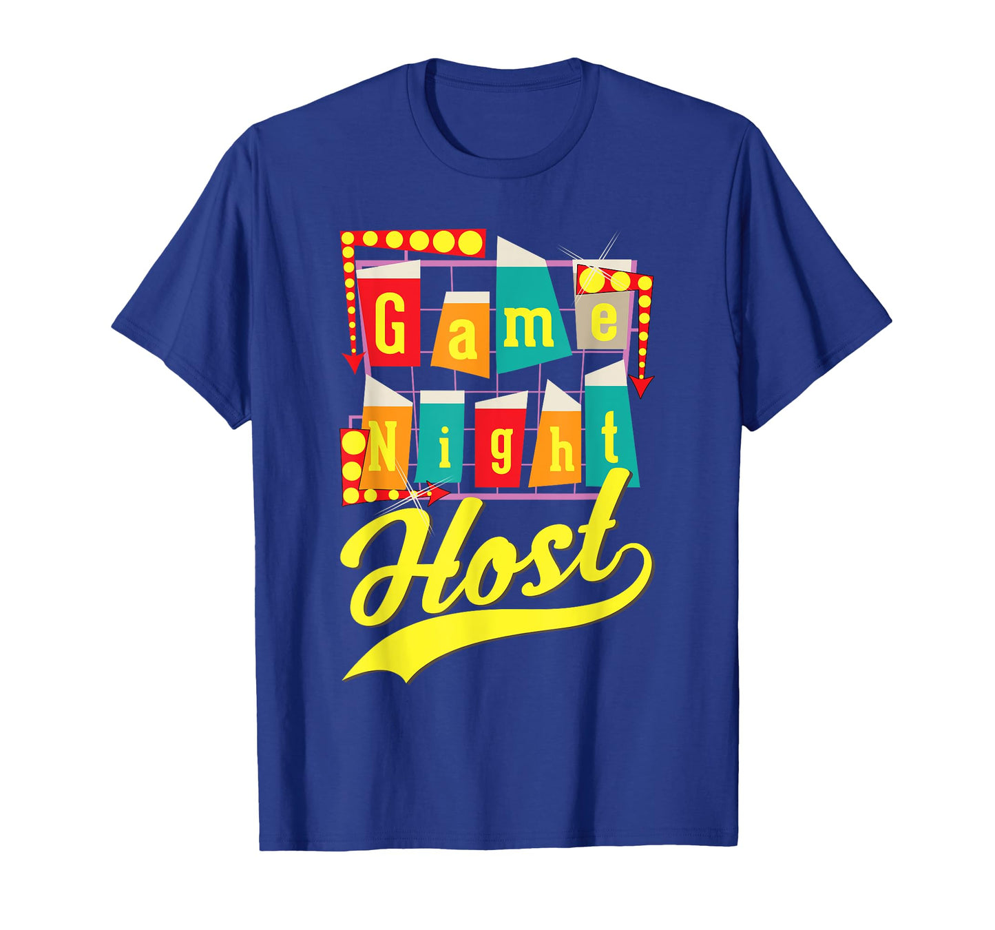 Game Night Host Family Board Game Trivia Night T-Shirt