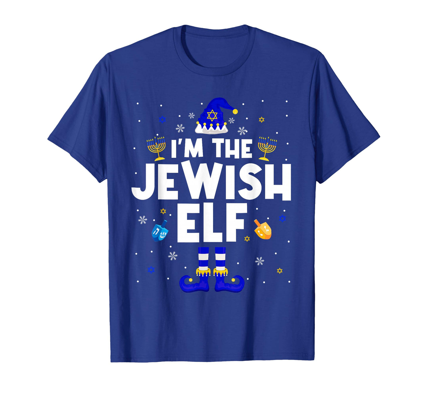 I'm The Jewish Elf Hanukkah Chanukah Christmas Family Group T-Shirt