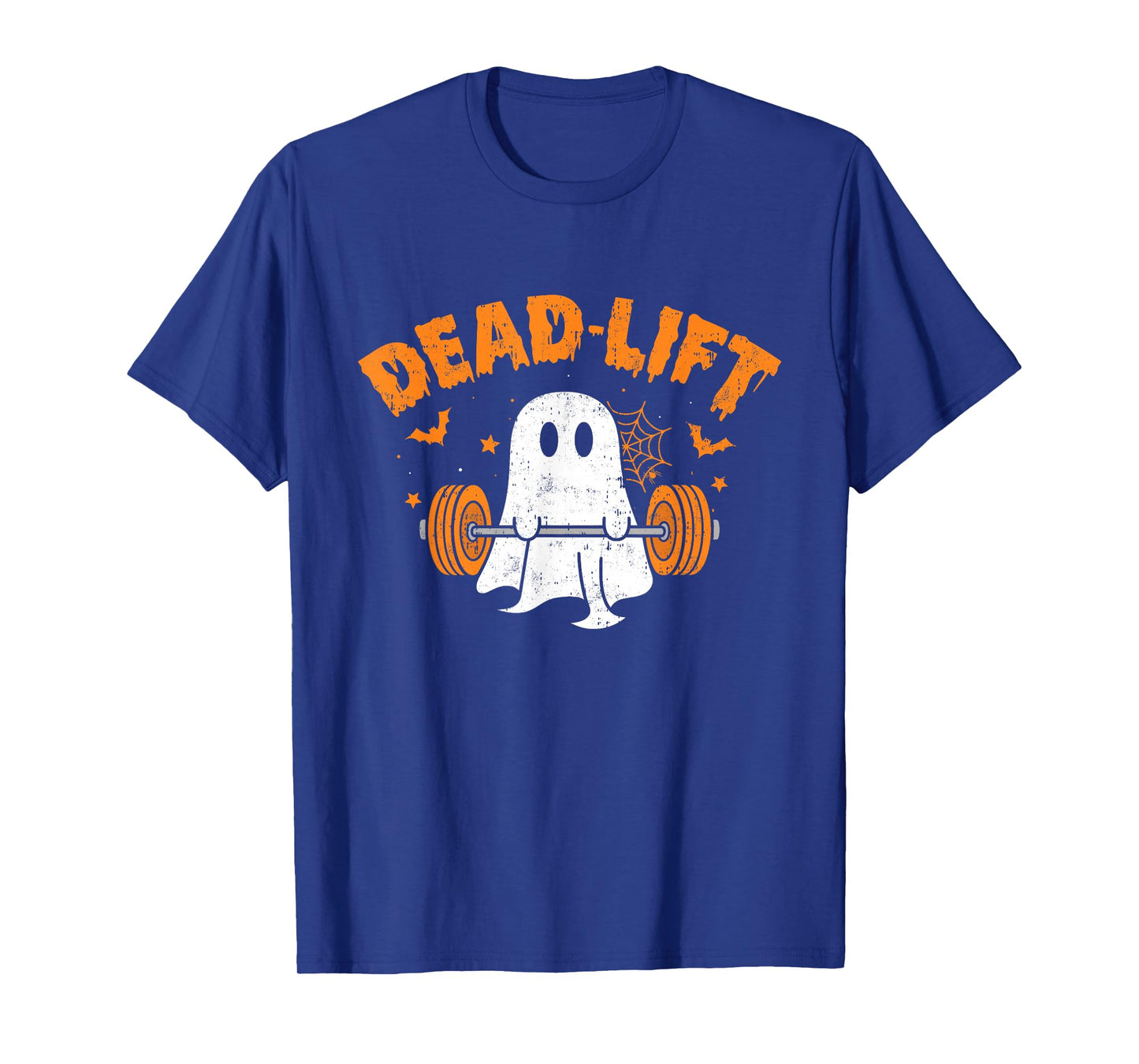 Funny Dead Lift Ghost Halloween Ghost Gym Fitness Lover T-Shirt