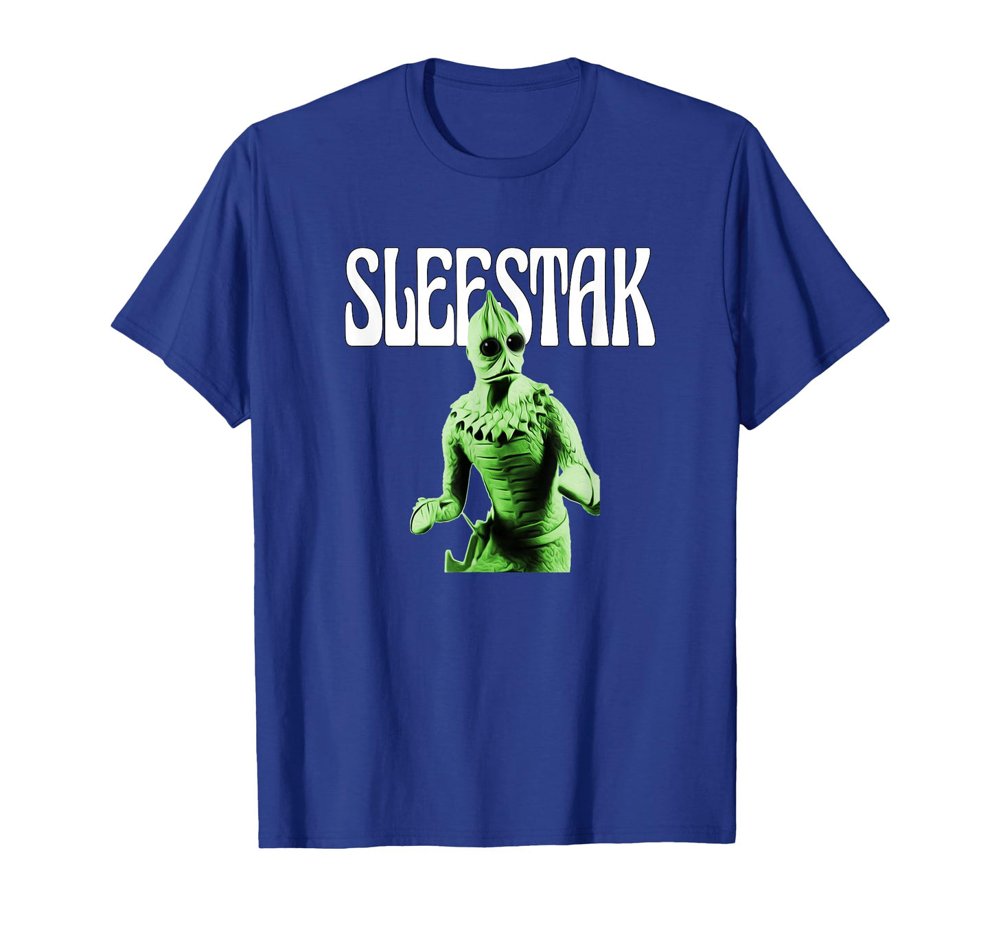 Retro Sleestak reptilian alien graphic T-Shirt