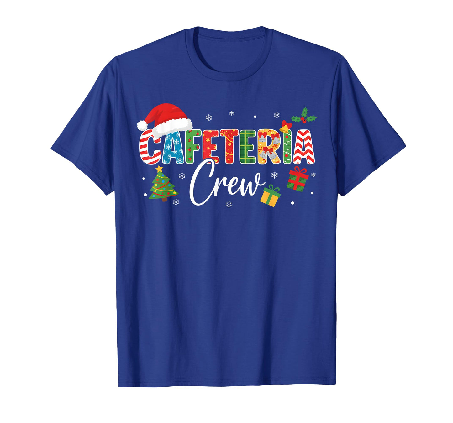 Cafeteria Crew Christmas Holiday School Staff Food Service T-Shirt