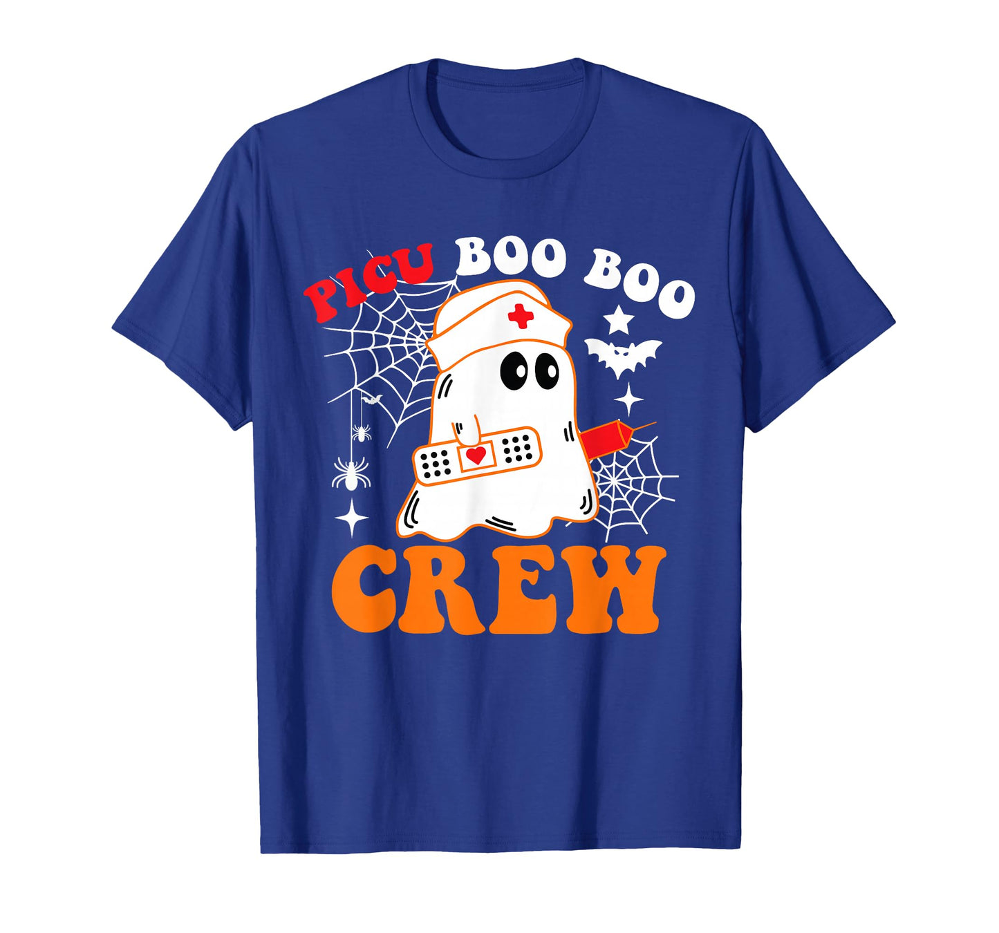PICU Boo Boo Crew Funny Nurse Ghost Halloween T-Shirt