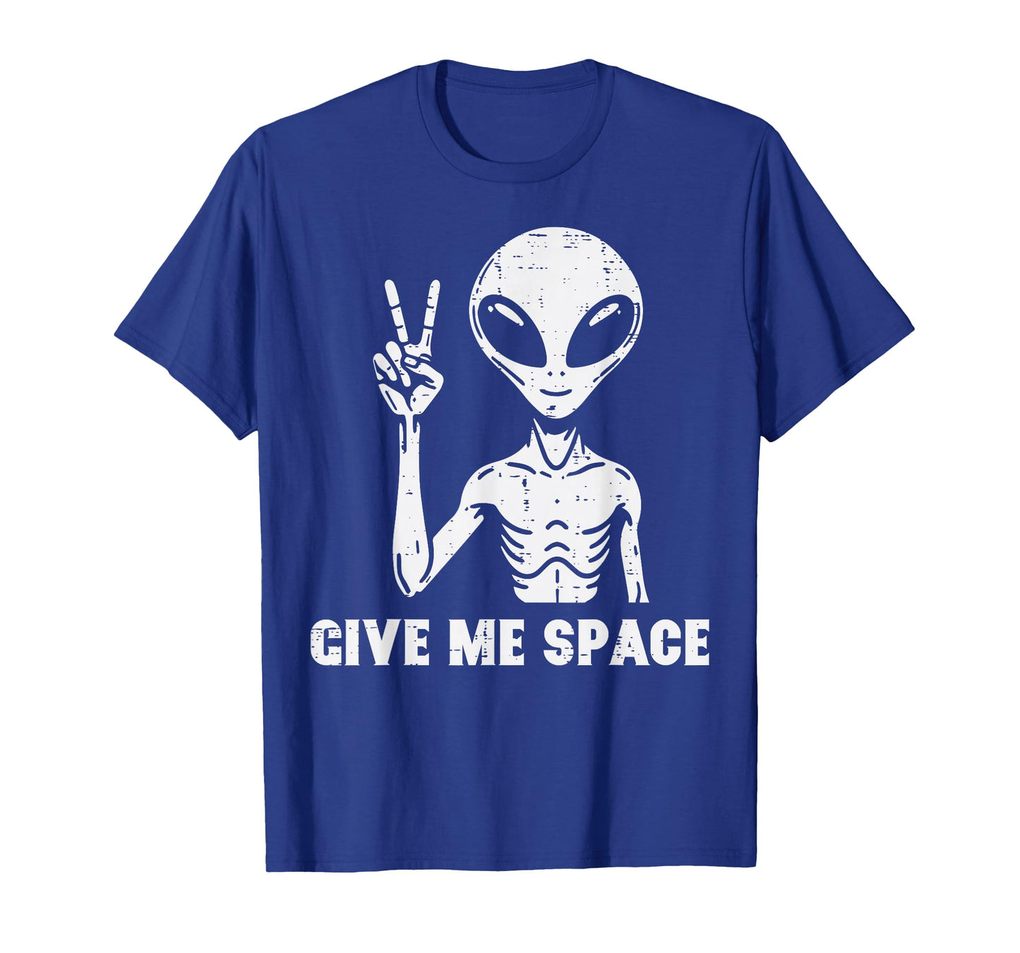 Alien Peace Give Me Space Funny Humor Joke Women Men Kids T-Shirt