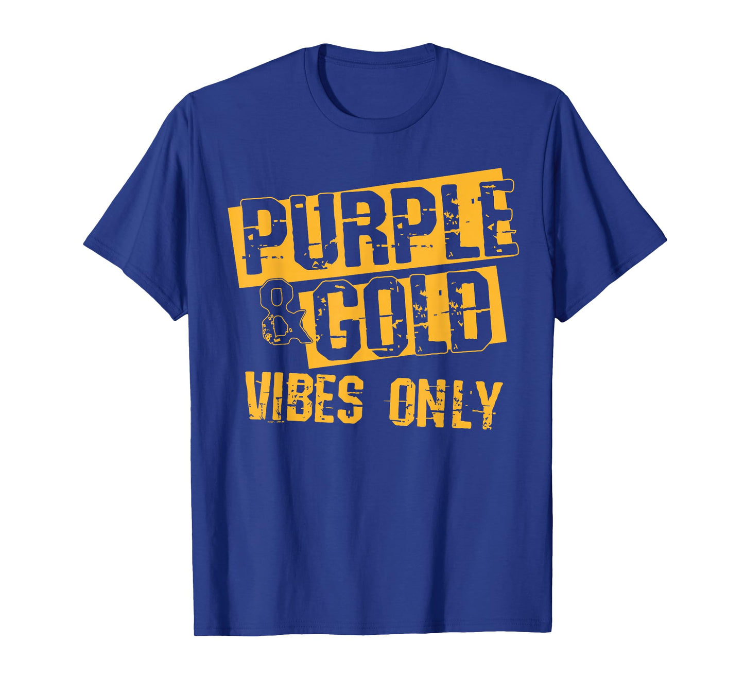 Purple & Gold Game Day Group Shirt for High School Football T-Shirt