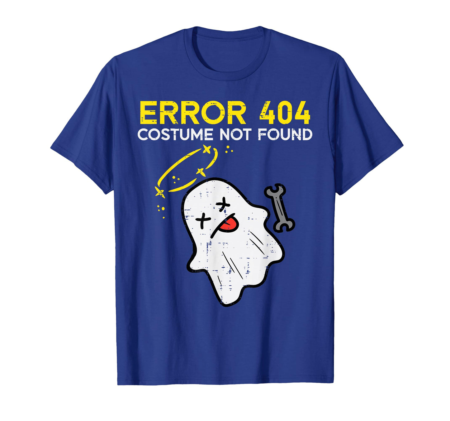 Error 404 Costume Not Found Ghost Funny Halloween Costume T-Shirt