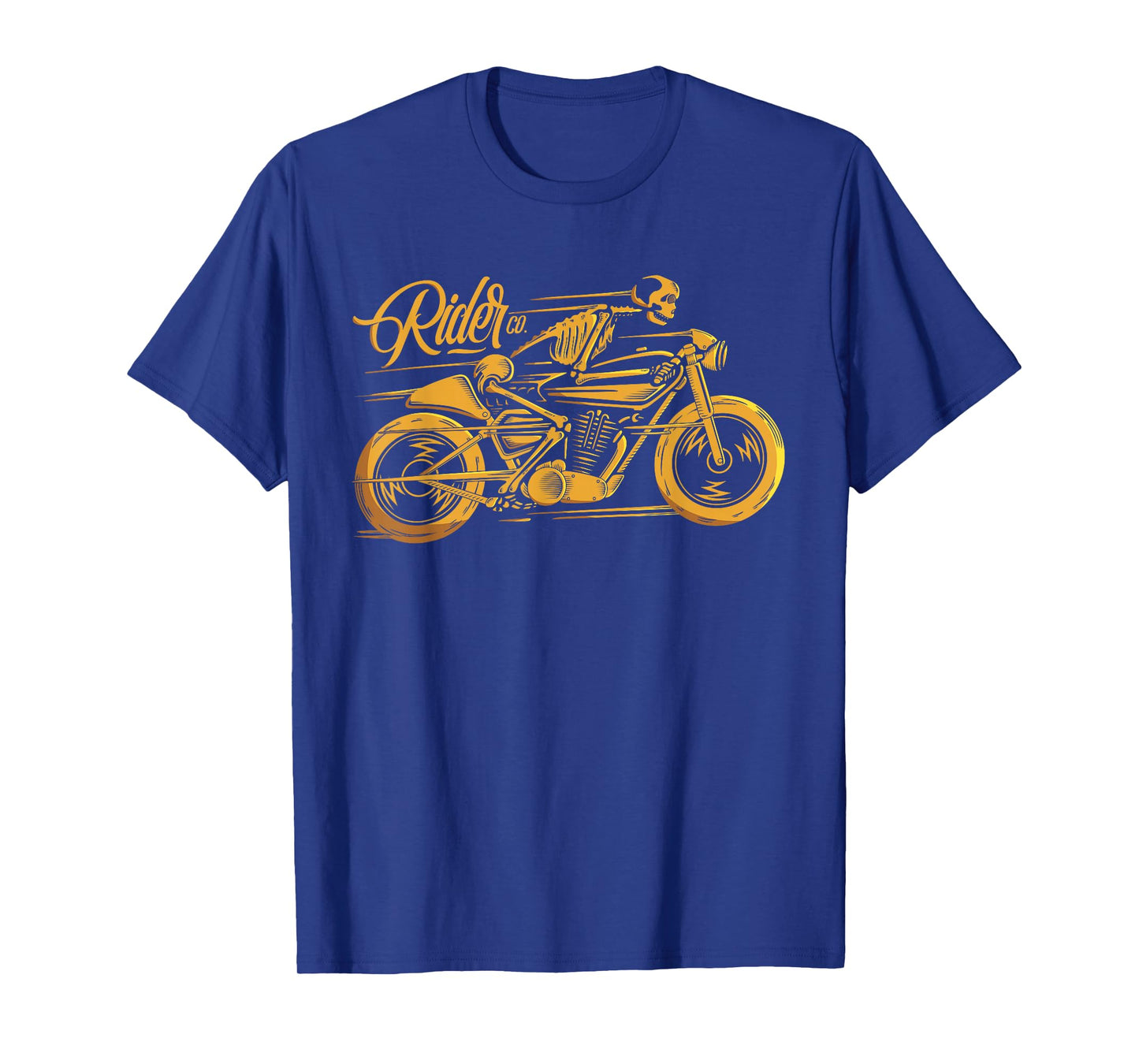 Cafe Racer Tshirt - Ghost Classic Rider - Vintage Motorcycle T-Shirt