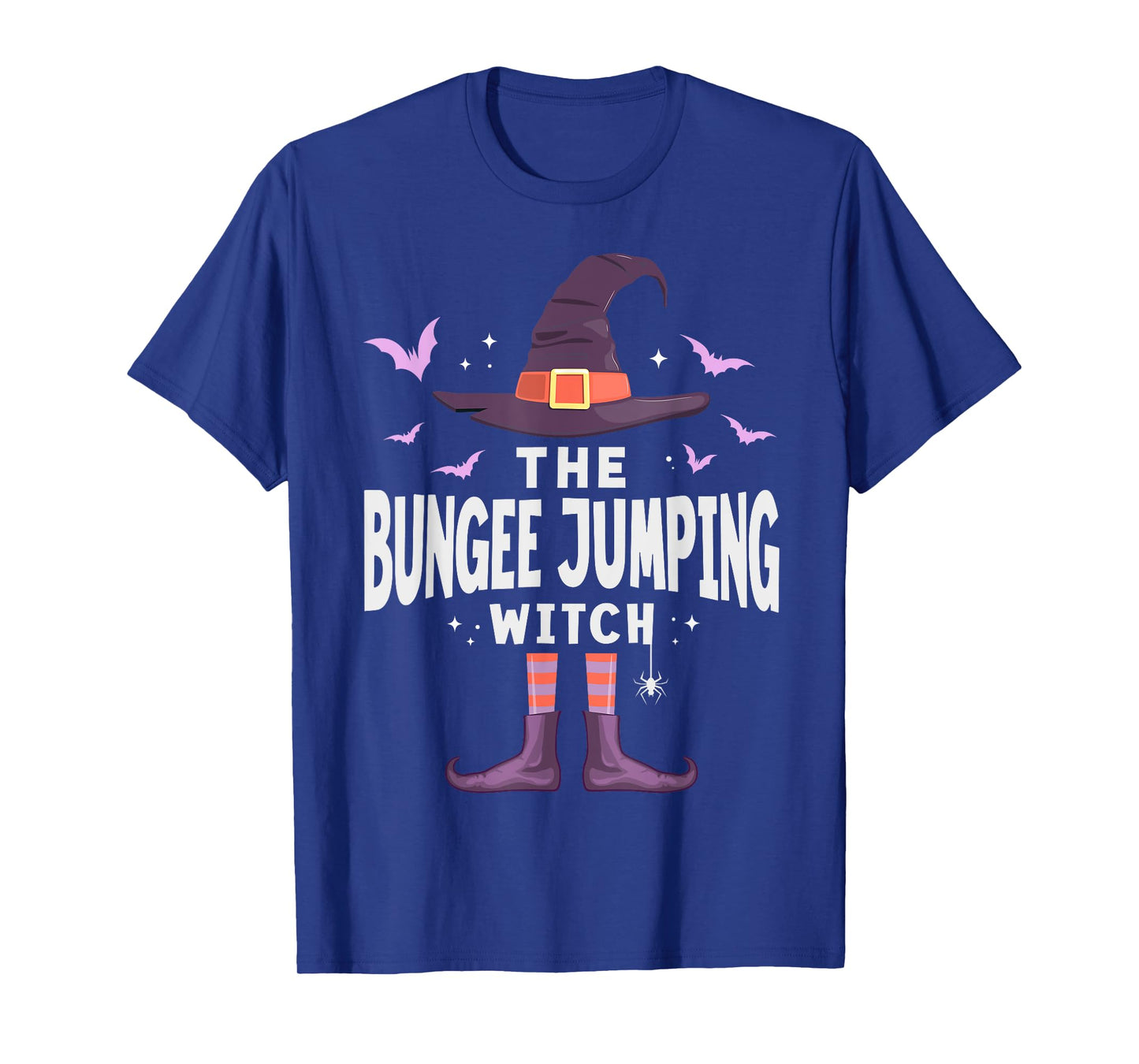 Bungee Jumping Halloween Witch Matching Costume T-Shirt