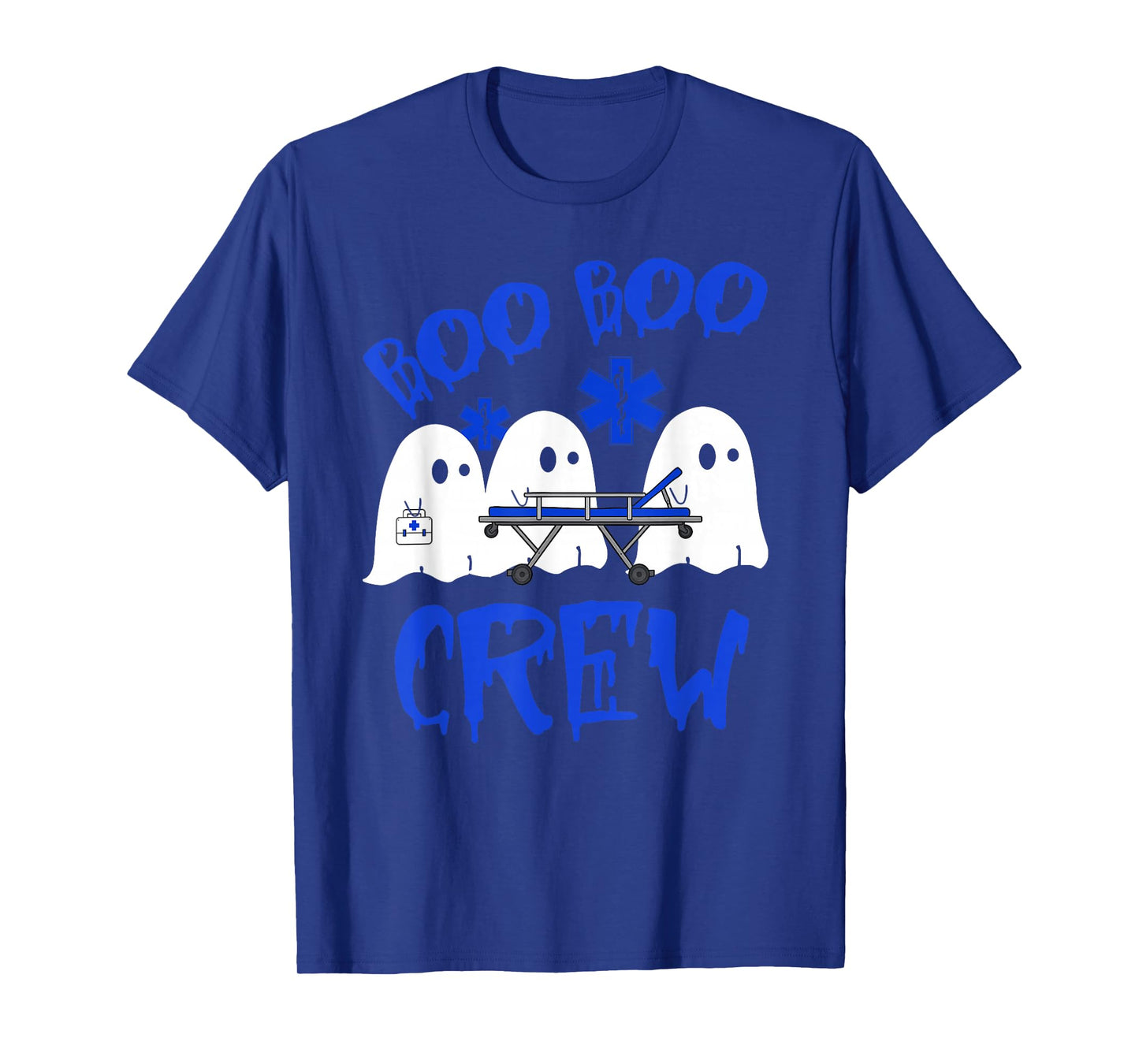 Boo Boo Crew Funny Ghost EMS EMT Paramedic Nurse Halloween T-Shirt
