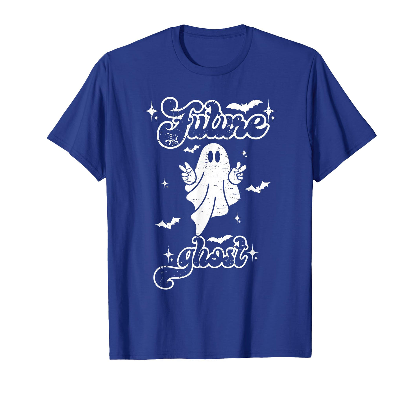 Future Ghost Funny Vintage Halloween Costume Men Women Kids T-Shirt