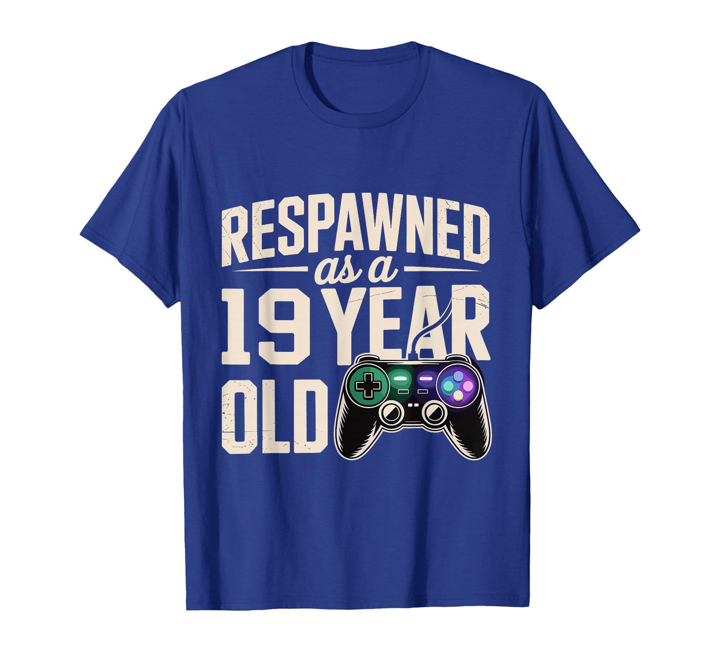 Boys 19th Birthday Shirt Boy 19 Year Old Birthday Gamer T-Shirt