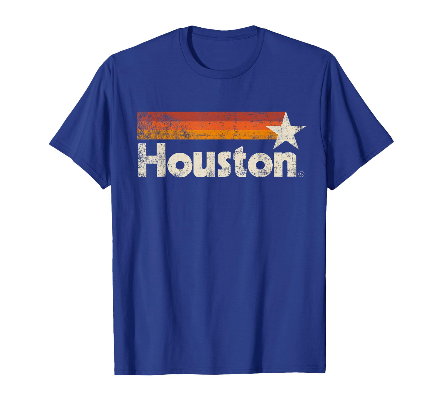 Houston Texas Vintage Houston Stripes Strong Old 70s 80s 90s T-Shirt