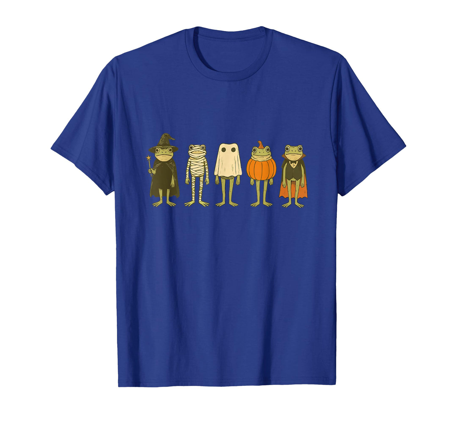 Cute Spooky Frog Halloween Frog Wizard Frog Witch Frog Meme T-Shirt