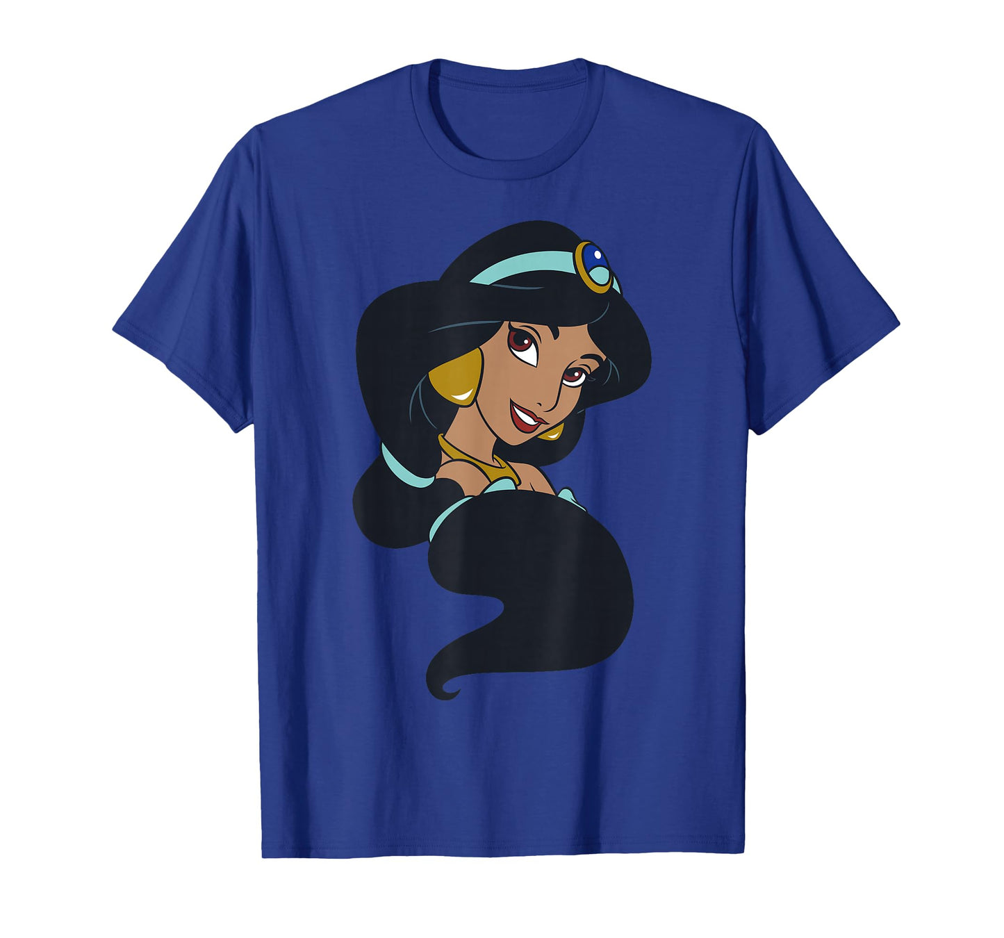 Disney Aladdin Jasmine Hair Swirl Big Portrait T-Shirt