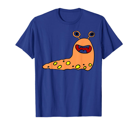 Cartoon Style Monster Slug T-Shirt T-Shirt