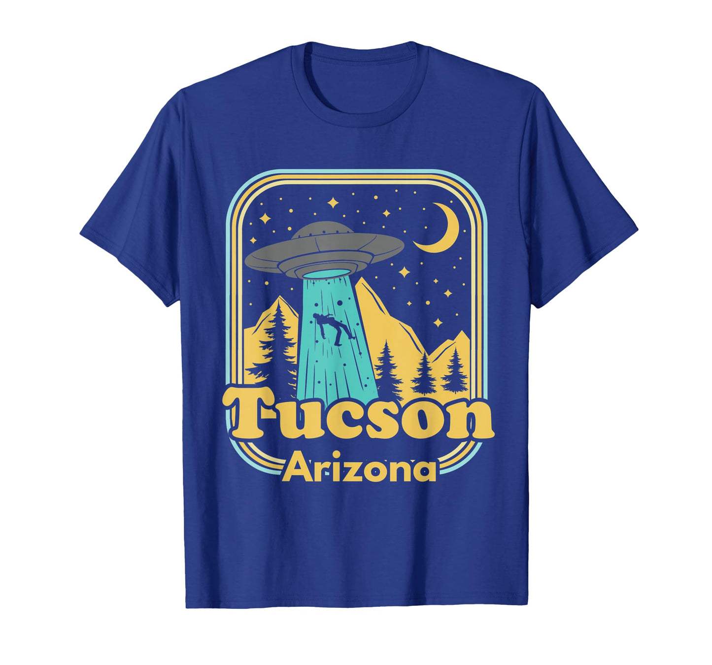 Tucson Arizona UFO Alien Hunter Ironic 80s State Pride T-Shirt