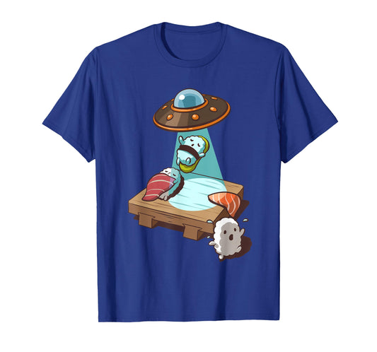 Sushi UFO Alien Abduction T-Shirt