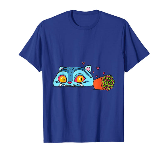 Kawaii Demon Cat Funny Anime Otaku Japanese T-Shirt