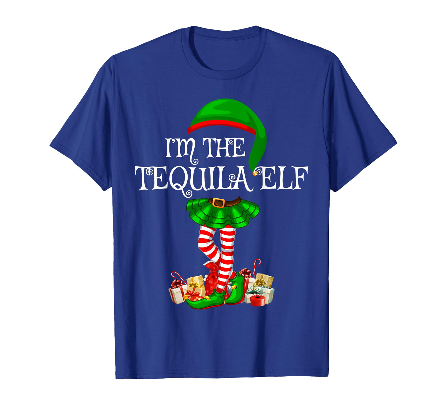 Matching Family Group I'm The Tequila Elf Christmas T-Shirt