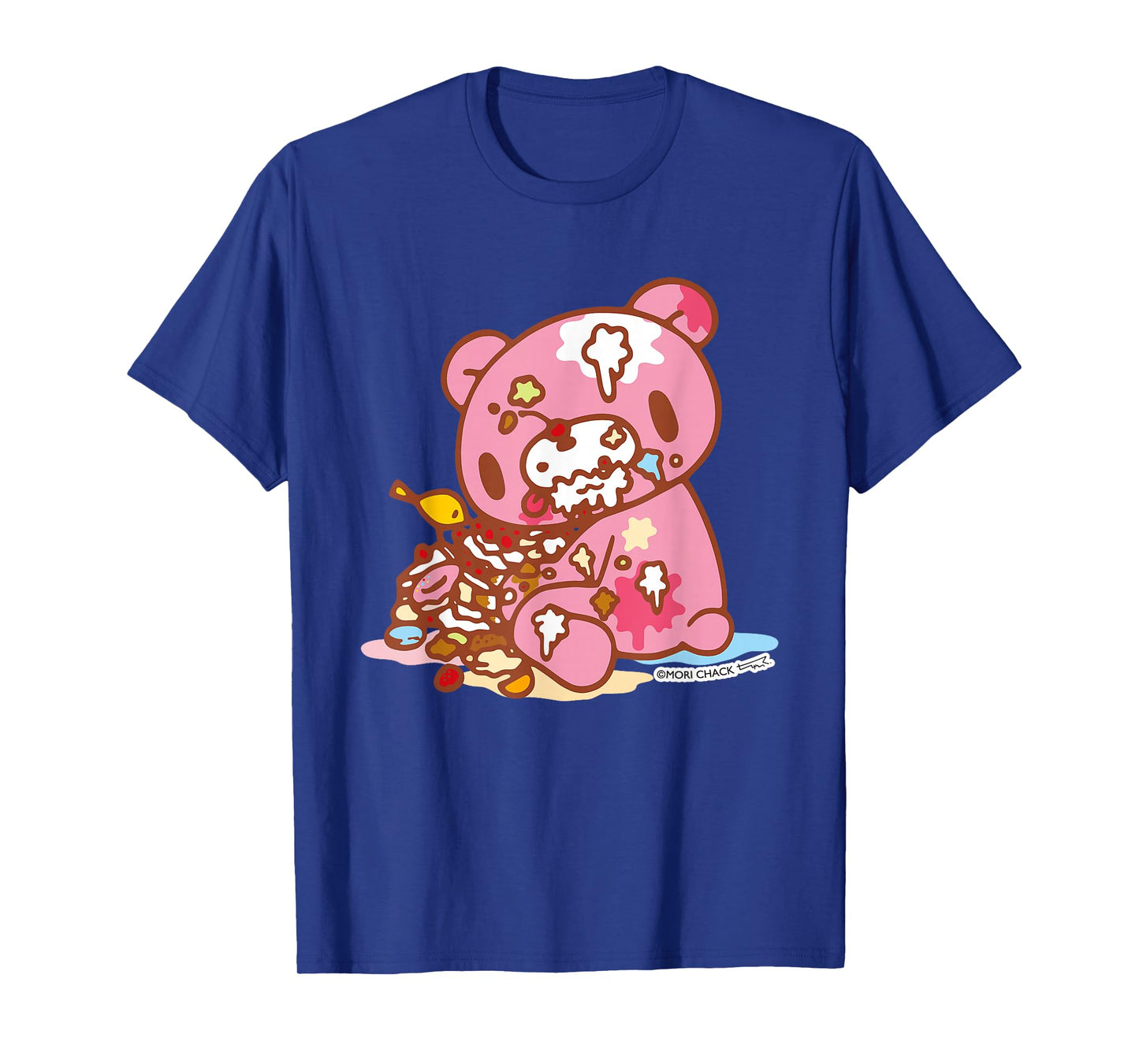 Gloomy Bear The Naughty Grizzly Junk Food Feast Anime T-Shirt